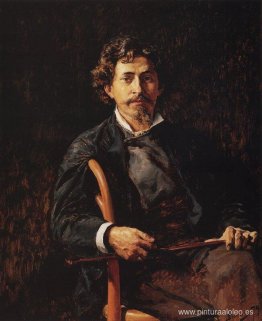 Retrato del artista Iliá Repin.