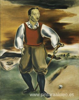 Autorretrato como jugador de golf