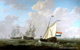 El yate de la Cámara VOC de Rotterdam 1790