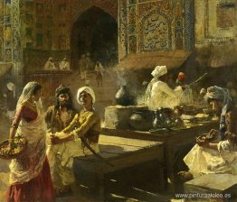 Una cocina al aire libre, Lahore, India