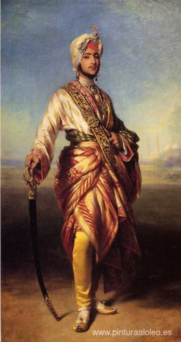 El maharajá Dalip Singh