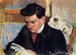 Retrato de Rodo Pissarro leyendo