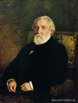 Retrato del escritor Ivan Sergeyevich Turgenev