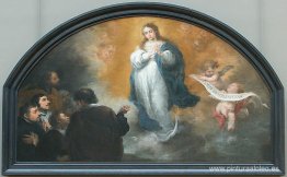 La Aparición de la Virgen Inmaculada a seis personajes