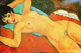 Durmiendo Desnudo con los Brazos Abiertos (Desnudo Rojo)