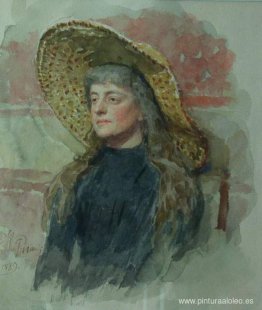 Retrato de E. Zvantseva