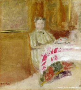 Madame Vuillard en la mesa