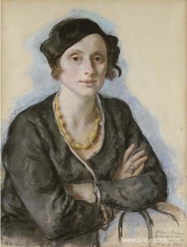 Retrato de Ekaterina Cavos Hunter, prima del artista