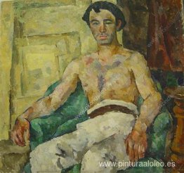 Retrato del artista Leonard Mikhailovich Bunatyan