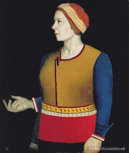 Retrato de la esposa del artista N.A. Malevich