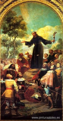 San Bernardino de Siena predicando a Alfonso V de Aragón