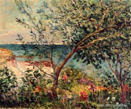 El jardín de Monsieur Maufra junto al mar