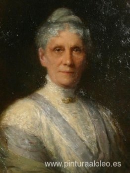 Retrato de Anna H. Leonowens (detalle)