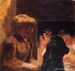 Mujer con perro (también conocida como Marthe Bonnard y su perro