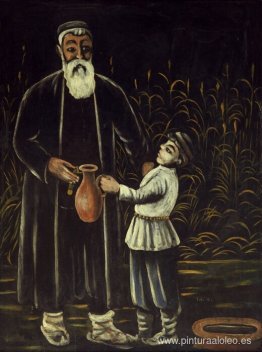 Campesino y su hijo