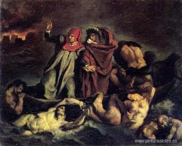 La barca de Dante (Copia según Delacroix)