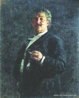 Retrato del pintor y escultor Mikhail Osipovich Mikeshin