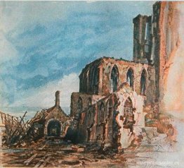 Ruinas de un claustro en Messines