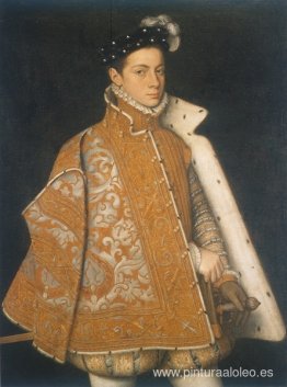 Un retrato del joven Alessandro Farnese, futuro duque de Parma.