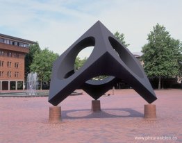 Escultura de observación del cielo