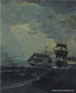 Barcos en el mar