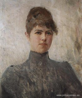 Retrato de la actriz M.Ya.Van-Zandt, en matrimonio Cherinova