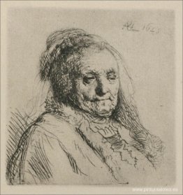 Busto de anciana, madre de Rembrandt