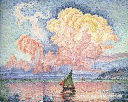 Antibes, la nube rosa