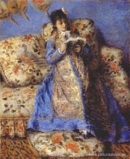 Madame Monet leyendo