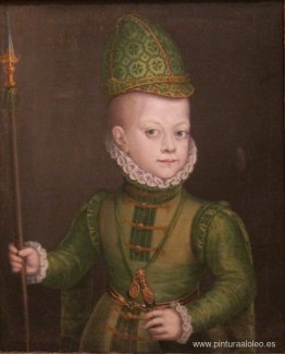 Retrato de un niño en la corte española