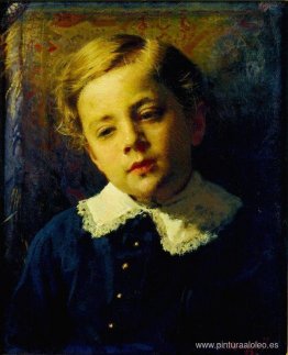 Retrato de Sergei Kramskoy, el hijo del artista