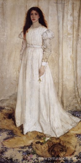 Sinfonía en blanco n.° 10: La niña blanca, retrato de Joanna Hif