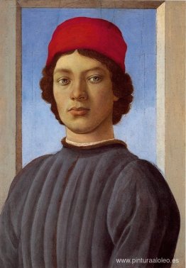 Retrato de un joven con gorra roja