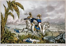 Genl. Taylor en la batalla de Resaca de la Palma