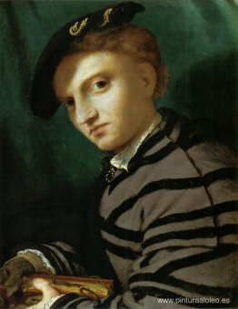 retrato de un joven con un libro