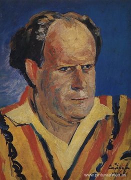 Retrato del director de cine Sergei Eisenstein