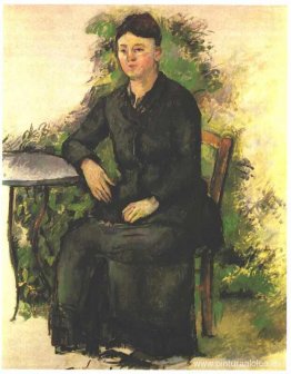 Madame Cézanne en el jardín