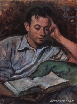 Alexander Serebryakov, leyendo un libro 