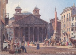 El Panteón y la Piazza della Rotonda en Roma