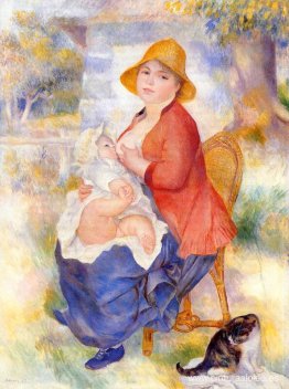 Maternidad (Mujer amamantando a su hijo)