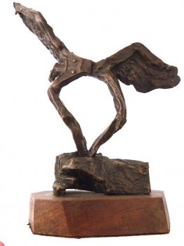 Figura de bronce