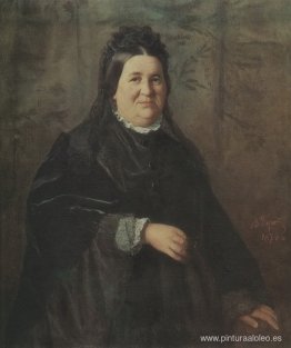 Retrato de A.I. Kridener, nacido. Ivanova, madre del artista