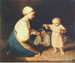 Primeros Pasos (Mujer Campesina con niño)