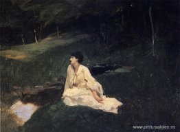 Judith Gautier (también conocida como Junto al río o Descansando