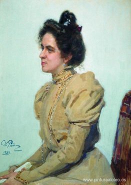 Retrato de la actriz Lyubov Sazonova-Shuvalova