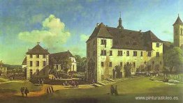 Patio del castillo de Königstein desde el sur