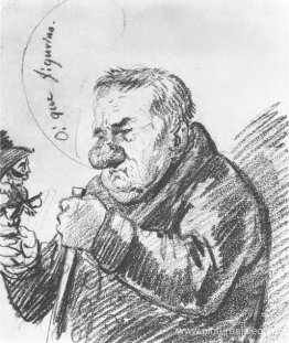 Retrato-caricatura de Giacomo Quarenghi