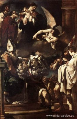 San Guillermo de Aquitania recibiendo la capucha