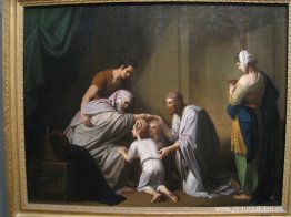 Jacob bendiciendo a Efraín y Manasés