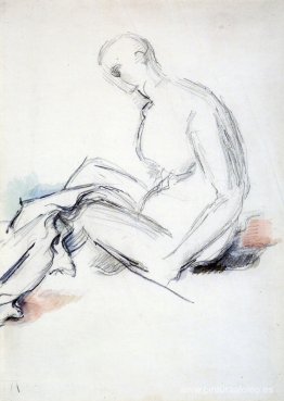 Desnudo sentado